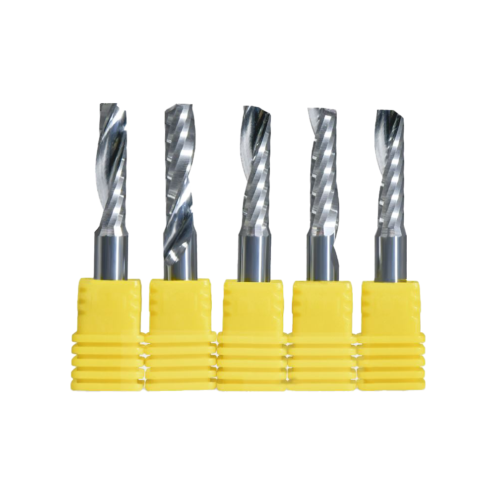 Single Flute End Mill Bits Milling Cutter (4mm x 22mm)